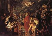Peter Paul Rubens The Adoration of the Magi 1608 and 1628-1629 Spain oil painting reproduction
